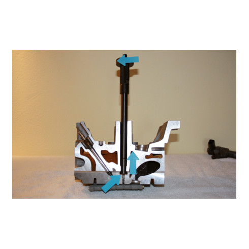 KS Tools Kit per la pulizia delle sedi degli iniettori, 13pz.
