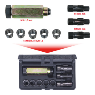 KS Tools Kit riparazione THREADfix M18x1,5 sonde lambda, 9pz.