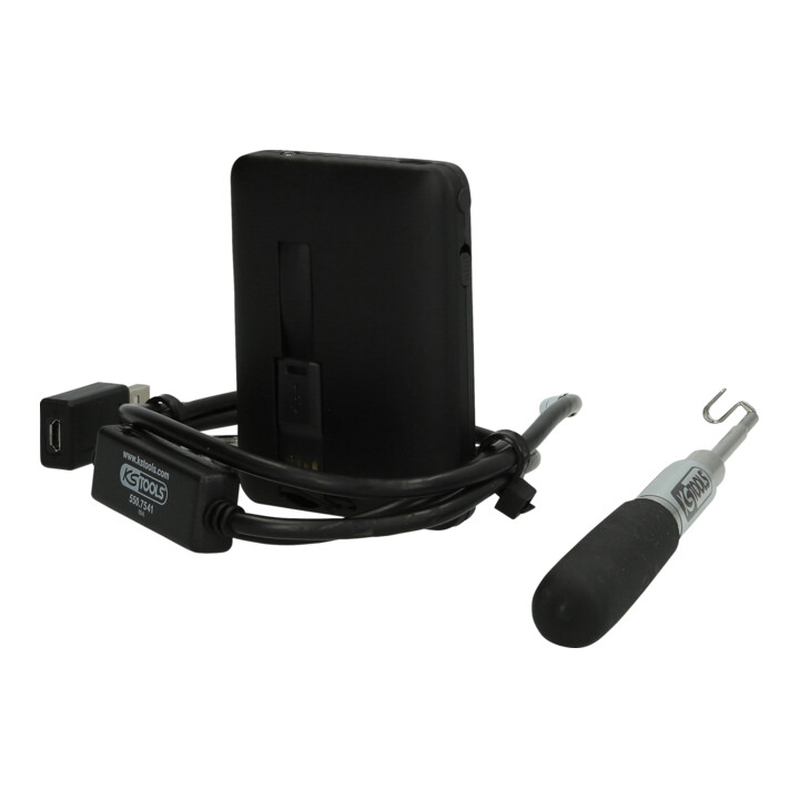KS Tools Kit vidéoscope Wifi avec sonde de caméra HD avant Ø 6,0 mm 0° et 90°, commutable, 4 pcs.