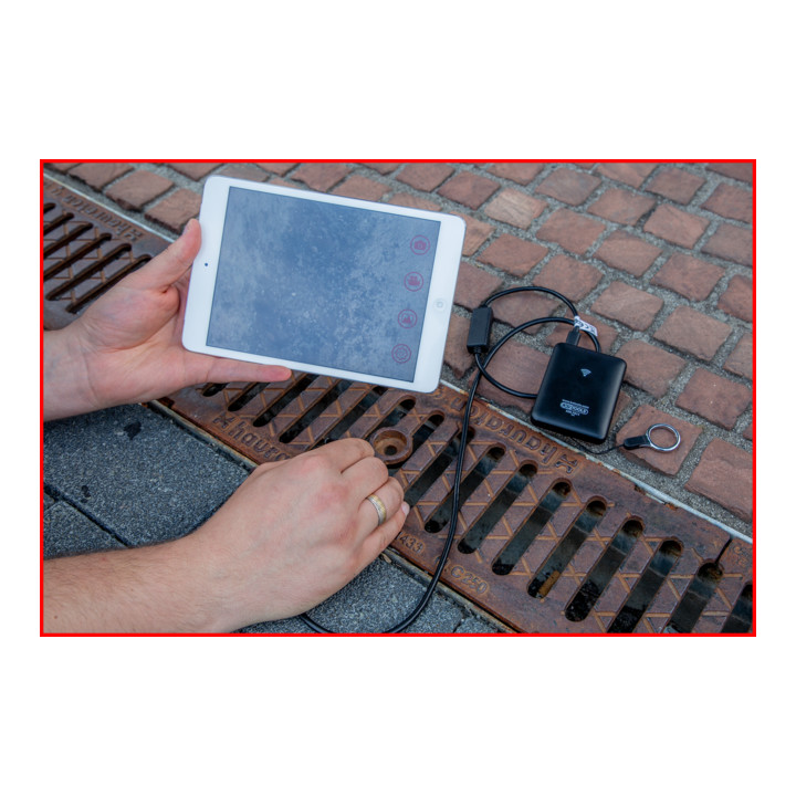 KS Tools Kit vidéoscope Wifi avec sonde de caméra HD avant Ø 6,0 mm 0° et 90°, commutable, 4 pcs.