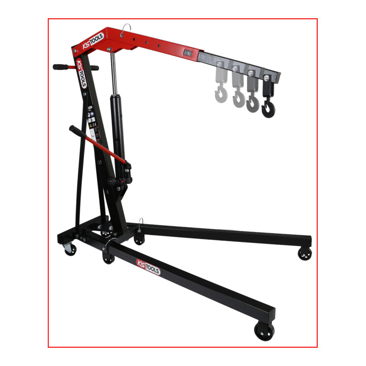 KS Tools Klappbarer Werkstattkran, 1000kg