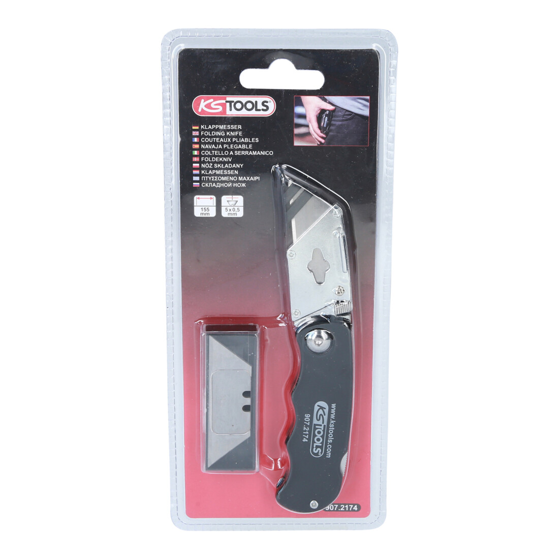 KS Tools Klappmesser, 155mm