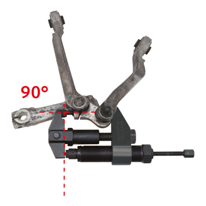KS Tools Klemmschrauben-Ausdrücker mit Hydraulikspindel