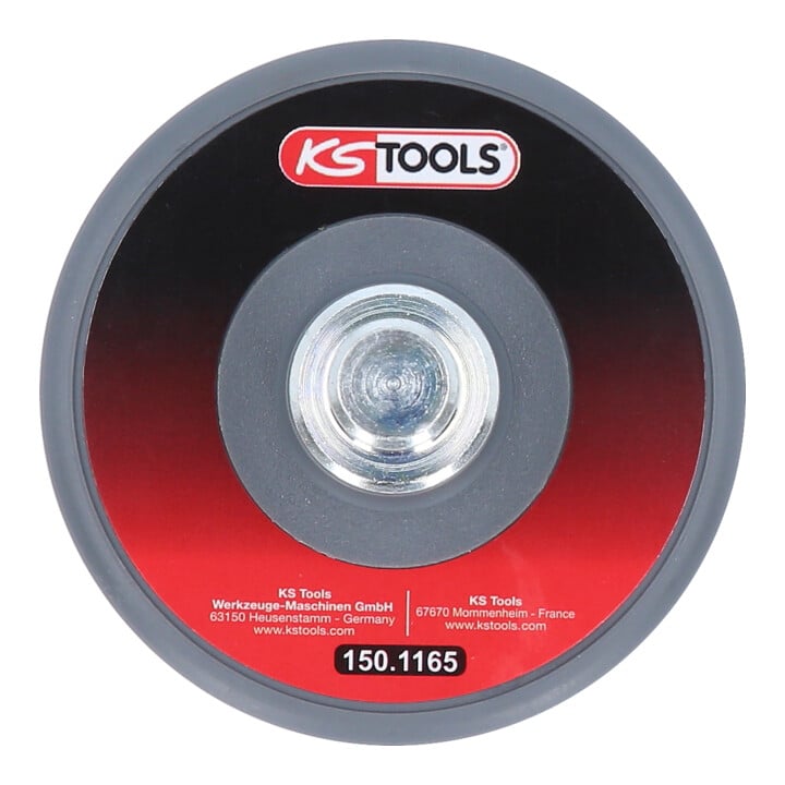KS Tools klepslijper met 2 afzuigplaten, 3-delig