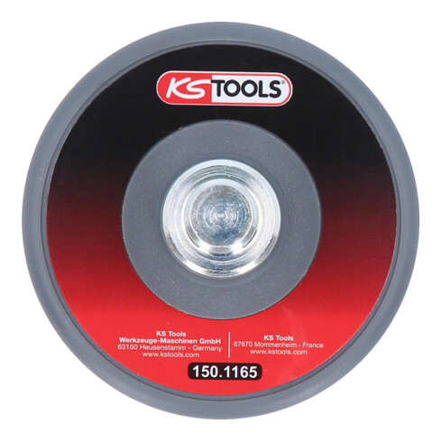 KS Tools klepslijper met 2 afzuigplaten, 3-delig