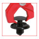 KS Tools klinknagel losbektang, rood, schuin, 100mm