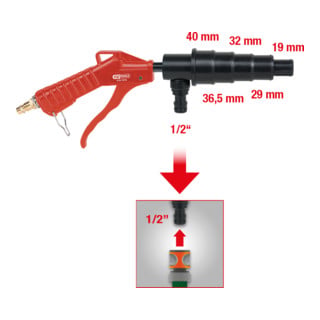 KS Tools koelsysteem spoelpistool