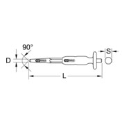 KS Tools Körner, 10 mm, 8-kant-3