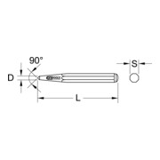 KS Tools Körner, 8-kant-4