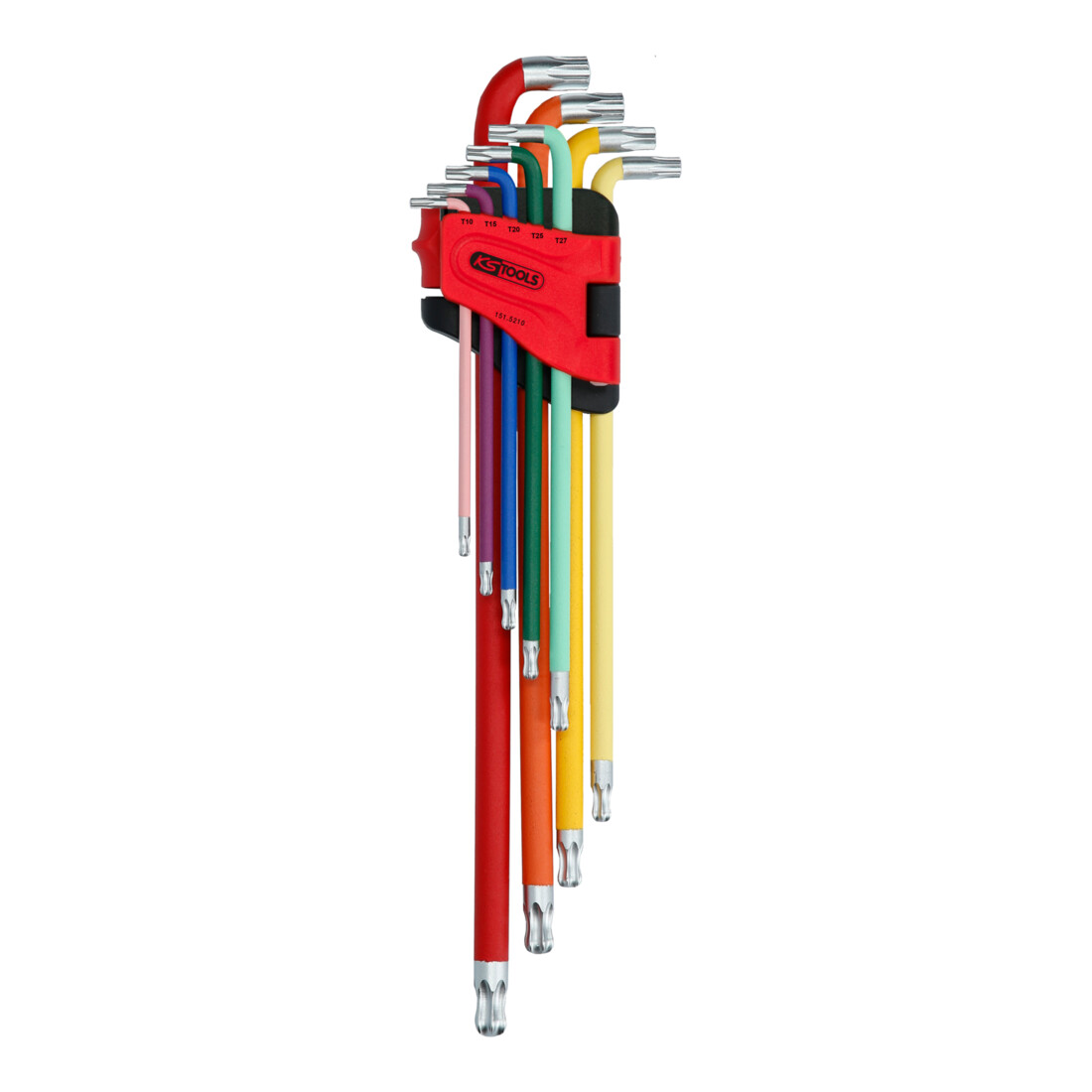 KS Tools kogel TX L-sleutelset, extra lang, 9-delig.
