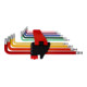 KS Tools kogel TX L-sleutelset, extra lang, 9-delig.