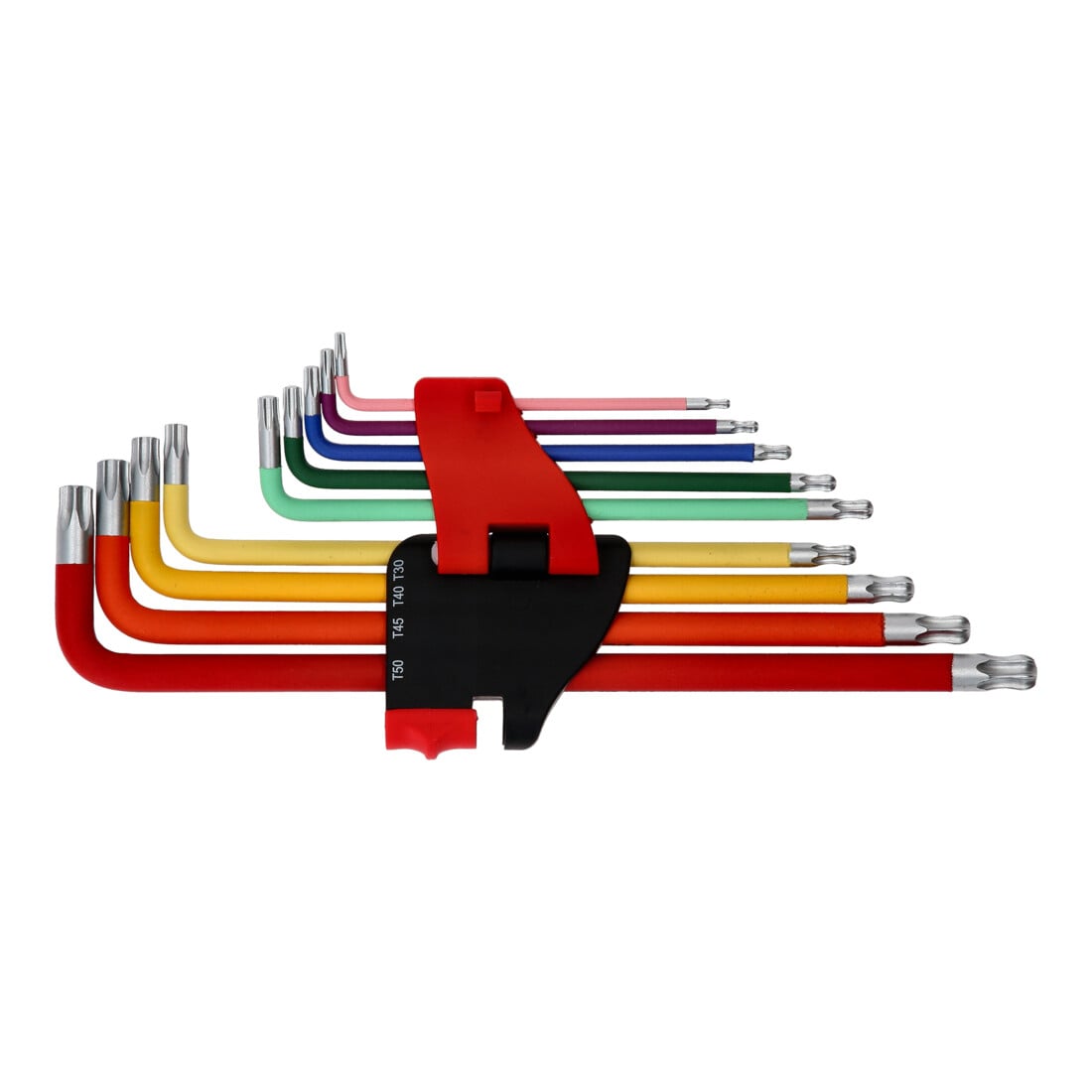 KS Tools kogel TX L-sleutelset, extra lang, 9-delig.