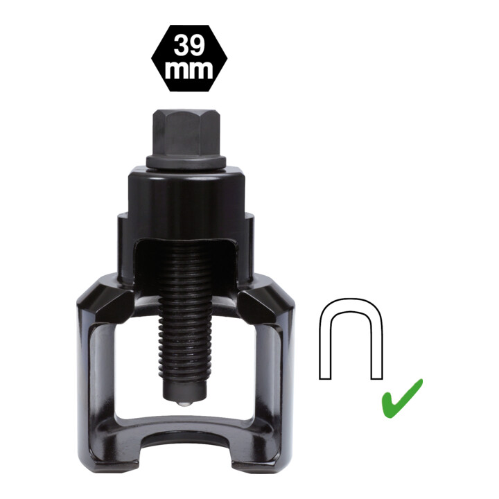 KS Tools kogelgewrichtstrekker VIBRO-IMPACT met venster