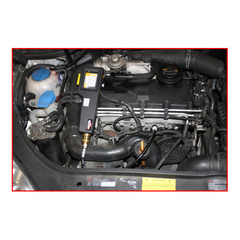 KS Tools Kompressions-Druckprüfgerät für Dieselmotoren mit Diagrammschreiber, 53-teilig