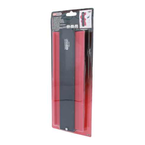 KS Tools Konturen-Lehre, Kunststoff, 250 mm lang