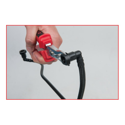 KS Tools Kraftstoffleitungs-Zange für Schnellkupplungen mit 2-Komponentengriff