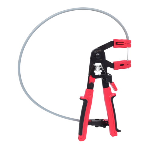 KS Tools Kraftstoffleitungs-Zange mit Bowdenzug für Schnellkupplungen