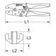 KS Tools krimptang voor westernstekkers, RJ11/12-3