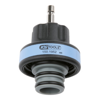 KS Tools Kühlsystem-Bajonettadapter, #17, IG M50x3, hellblau
