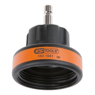 KS Tools Kühlsystem-Bajonettadapter, #6, IG M50x2,5, orange