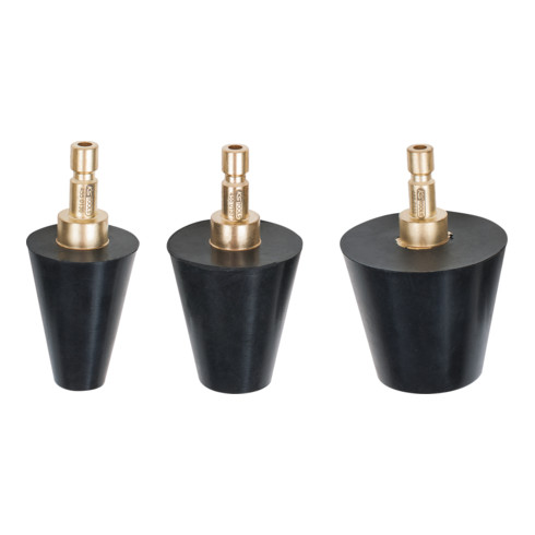 KS Tools Kühlsystem-Konus-Prüfadapter-Satz, 3-teilig 17,0 - 50,0 mm