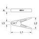KS Tools Kunststoff-Klammer mit Schutzisolierung, groß, 165 mm-4