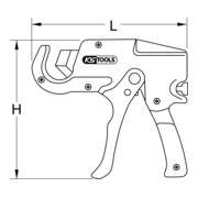 KS Tools Kunststoffrohr-Abstechpistole Ø 6-35mm, 190mm-4