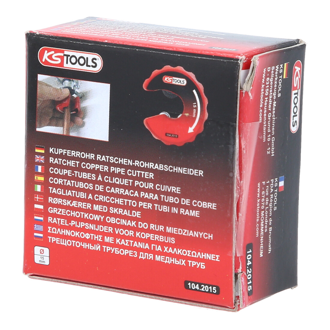 KS Tools Kupferrohr Ratschen-Rohrabschneider