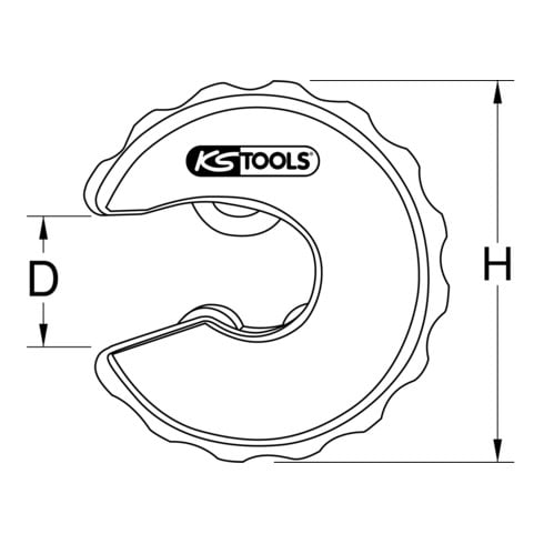KS Tools Kupferrohr Ratschen-Rohrabschneider