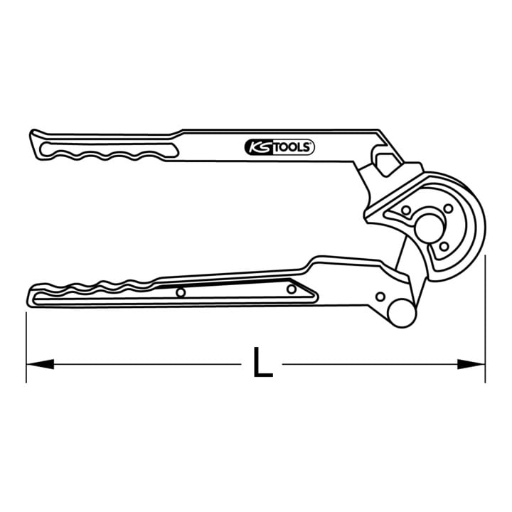 KS Tools Kupferrohr-Zweihand-Bieger, Ø 10mm