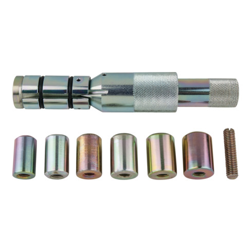 KS Tools Kupplungs-Zentrier-Werkzeug-Satz Ø 24,0 - 36,0 mm mit Zentrierhülsen, 9-teilig