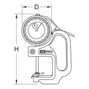 KS Tools Laagdiktemeter 0-30mm-3