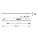 KS Tools Lama per sega a gattuccio, CV-3