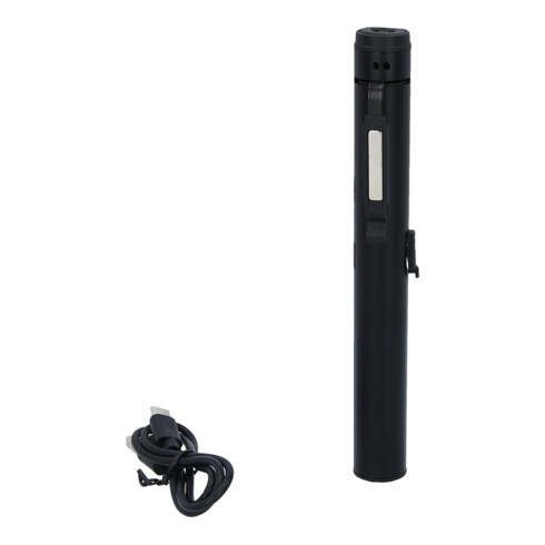 KS Tools Lampada di ispezione LED COB Stripe, 350 lumen con LED spot UV e puntatore laser