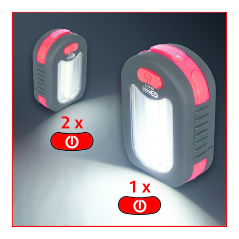 KS Tools Lampada portatile per officina Mobile LED POWER STRIPE, 3 W
