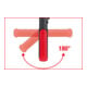 KS Tools Lampe à main d'atelier mobile, pliable, 3 Watt COB LED