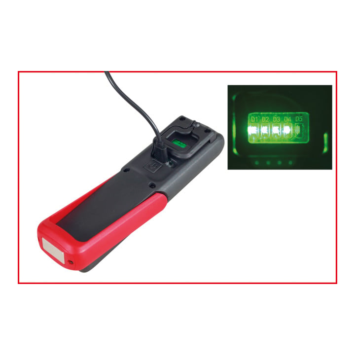 KS Tools Lampe à main d'atelier mobile, pliable, 3 Watt COB LED