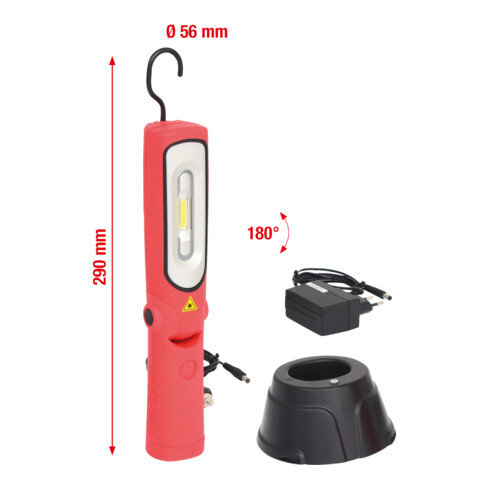 KS Tools Lampe à main perfectLight, 420 Lumens, articulée