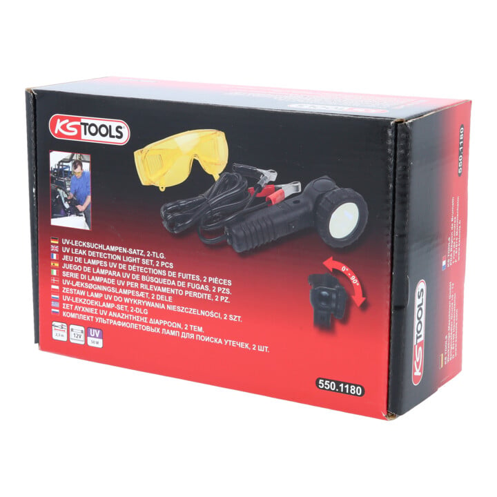 KS Tools Lampe UV de détection de fuites, 2 pcs.