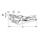 KS Tools lasgriptang, 220mm