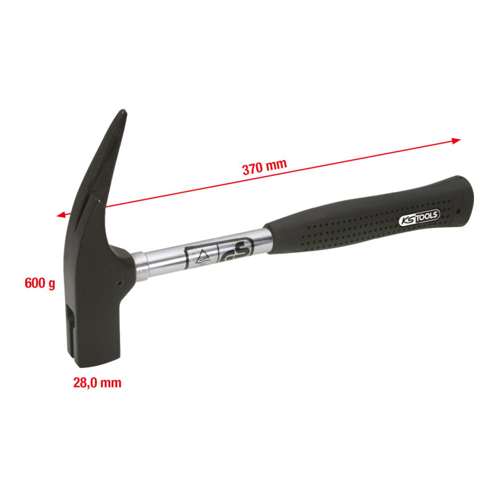 KS Tools Latthammer, magnetisch, 600g