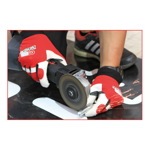 KS Tools Leder-Mechaniker-Handschuh