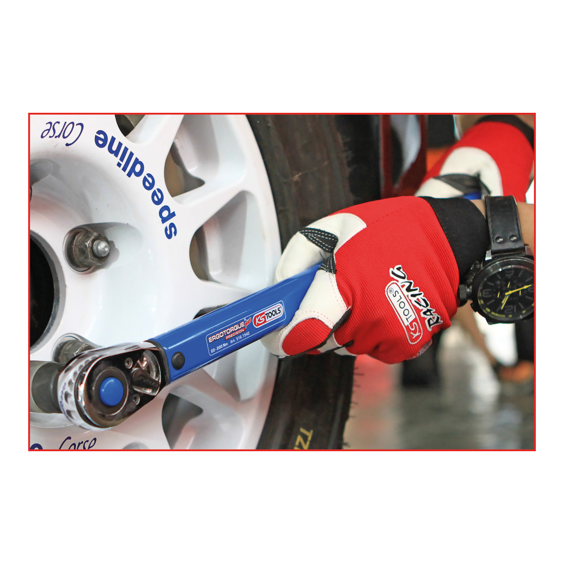 KS Tools lederen mechanic handschoen