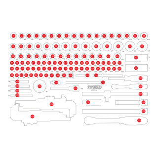 KS Tools Leere Schaumstoffeinlage zu 811.1137