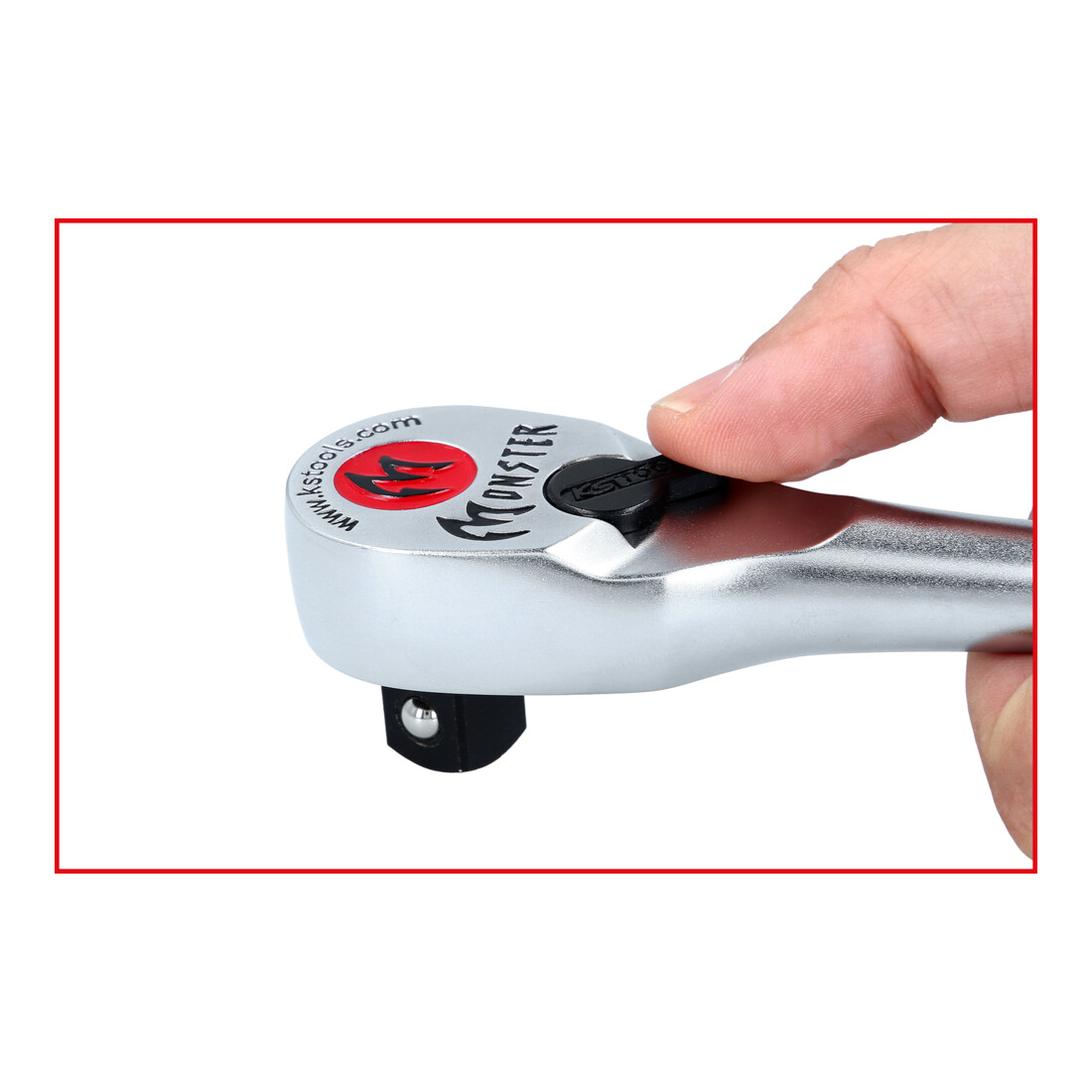KS Tools Leva a cricco 1/2" Monster,100 denti