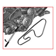 KS Tools Leva per il montaggio della cinghia trapezoidale Mercedes-3