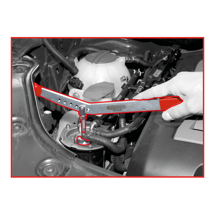 KS Tools Levier de montage de filtres à carburant pour les bouchons-filtres à carburant UFI