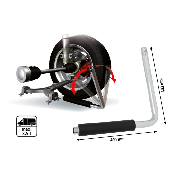 KS Tools Levier de test de jeu des essieux