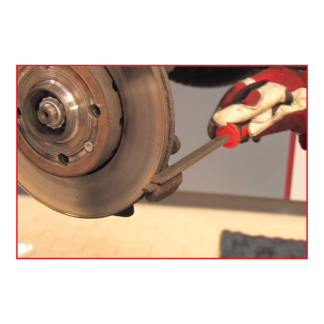 KS Tools Lima per pinze freno extra stretta, 270mm