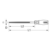 KS Tools BERYLLLIUMplus Lime ronde BERYLLIUMplus-3